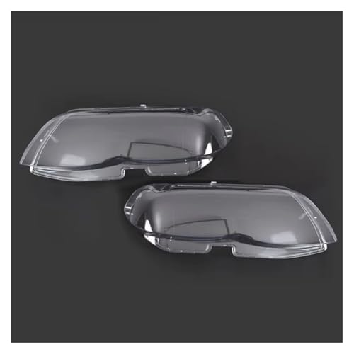 Lentille de phare pour BMW X5 E53 anti-jaunissement : cache transparent en verre durable
