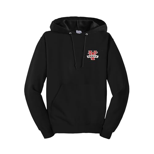 Sorority Letters Shop University of Tampa Pullover Hooded Sweatshirt with UT Logo Embroidered on the Front