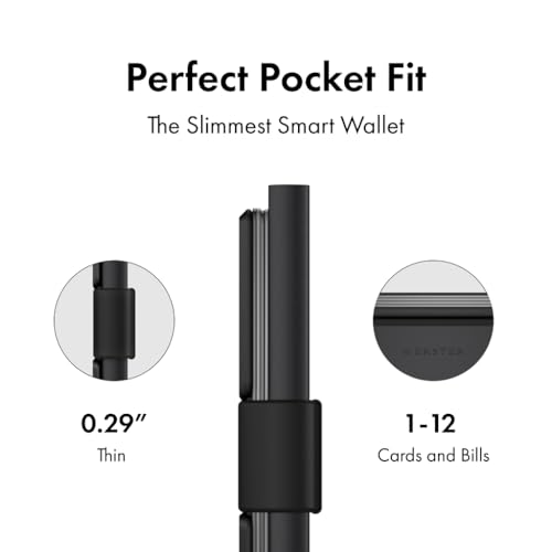 Image of Ekster Aluminum Cardholder Wallet for Men | Metal Wallets with RFID Blocking Layer | Slim & Minimalist Aluminum Wallet with Push Button for Quick Card Access