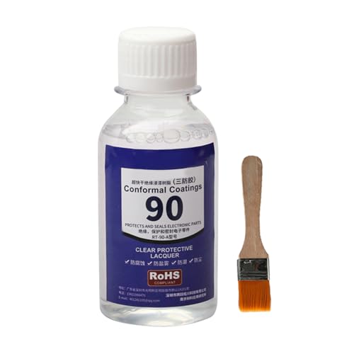 Peinture Conforme Pour Réparation Électronique – Vernis Isolant Transparent À Séchage Rapide, Bouclier Contre L'humidité Imperméable, 100 Ml | Protection Des PCB Pour La Restauration Des Soudures De M
