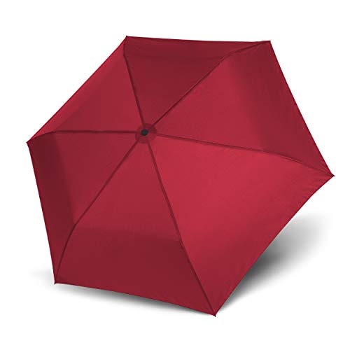 Doppler Taschenschirm zero,99 – Gewicht von nur 99 Gramm – Stabil – Windproof – 21 cm – Fiery Red