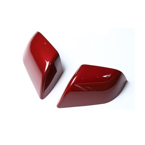 Remplacement coque rétroviseur Tesla rouge pour masquer rayures et bris de miroir aile