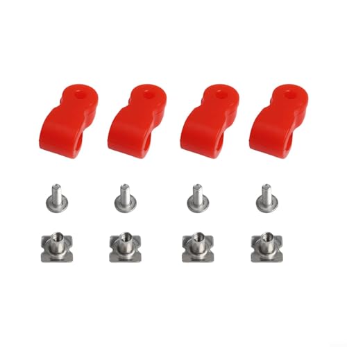 Hosrivae Kit de réparation pour casque de football - 49 pièces avec clips R, rondelles en caoutchouc, écrous, vis et tournevis pour hockey sur glace,...