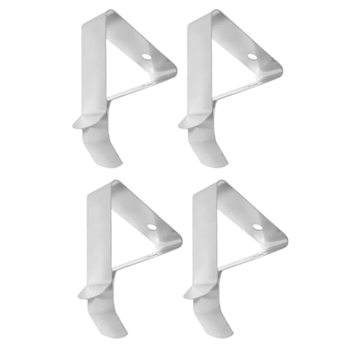 HOOWIFFY Pinzas para Sonda de Termómetro de Café Ajustables 4 Piezas de Acero Inoxidable Soporte Metálico para Medición Precisa en Tazas Uso Doméstico y Barbacoas al Aire Libre