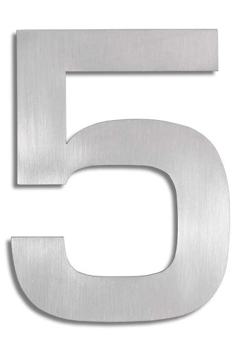 Preisvergleich Produktbild Blomus 68188 Hausnummer 5 Signo, Edelstahl