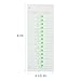 ALGLEA 500PCS Time Cards for Employees Weekly, 1 Sided Time Sheets, 3-1/2