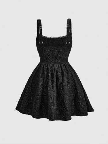 Image of BEAUDRM Women's Plus Size Dresses Cocktail Spring Summer Wedding Guest Dress Jacquard Mini Short Sundresses Brunch Outfits