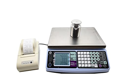 Báscula comercial digital con capacidad de 6 lb miniatura 3
