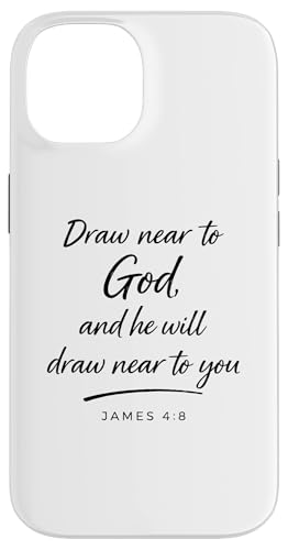 Draw Near To God James 4:8 �M�� �֌W ���� �F�� �X�}�z�P�[�X iPhone 14 �p