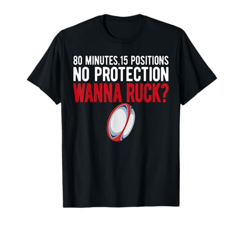 80 Minutes 15 Positions Rugby T-Shirt