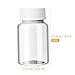 Holibanna 10pcs Plastic Storage Bottles Screw Lids Sealing Containers for Medicine Tablets and Liquids and Leak for Home and Travel Use