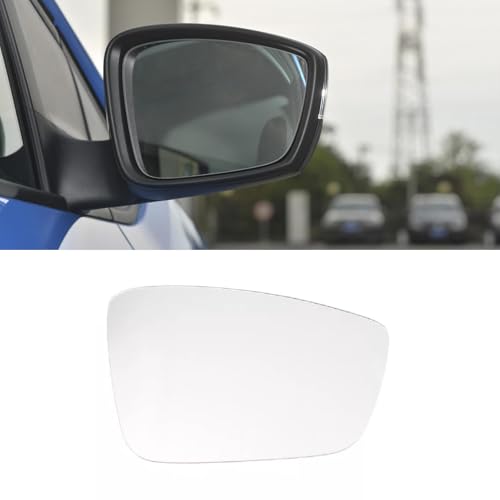 TTCR-II Verre de Rétroviseur Compatible avec VW UP Verre Miroir Chauffant 2011-2016 Rétroviseur de Rechange Compatible avec Seat Mii(KF1) Toledo IV/Skoda...