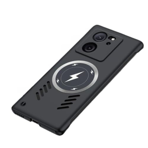 Redmi Note 13 Pro Plus �p �P�[�X ��p MagSafe�Ή� �O���t�F���̕��M �t���[�����X�̂�����P�[�X �ϏՌ� �ԍڃz���_�[�Ή�