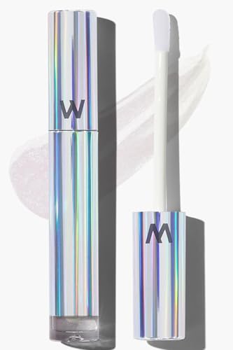 Wonderskin Lip Gloss &ndash; Wonder Blading Top Gloss, Hydrating High Shine Lip Makeup (Holographic)
