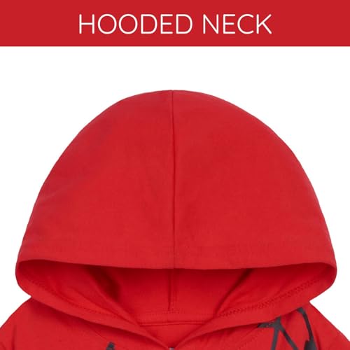 Marvel Spidey and His Amazing Friends Little Boys Pullover Hoodie and French Terry Shorts Red Spiderman 6 - image 6