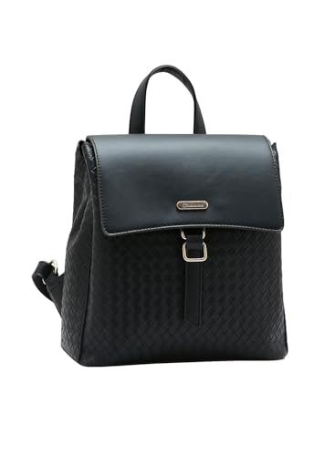Mochila Atemporal Chenson - 3 Divisórias - 2 Bolsos - Alça de Mão - Preto - 8485324