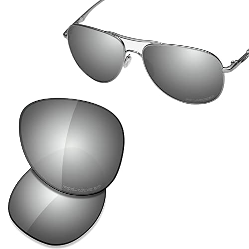 Image of SAUCER Premium Replacement Lenses & Nosepads for Oakley Elmont M OO4119 | UV400 Protection, Anti-Scratch, Precise Fit