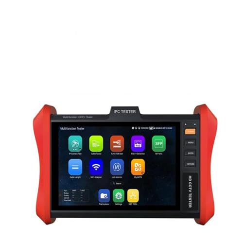 Probador de CCTV con pantalla de 8 pulgadas y descodificación H.265 para sistemas IP 4K