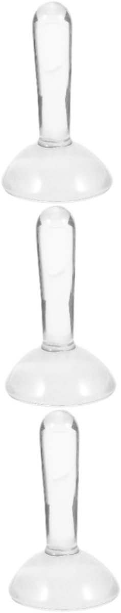 PLAFOPE 3pcs Watercolor Flat Pestle Japanese Mortar and Pestle for Oil Painting Pigment Grinding