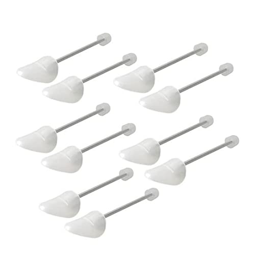 NIDONE 5 Paires de cale-Pieds réglables en Plastique avec Ressort de Rappel - Support Automatique pour Chaussures - Porte-Bottes pour Hommes