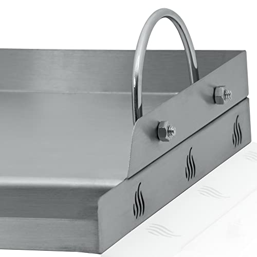 BBQ-Toro Edelstahl Grillplatte 49,5 x 32 cm für vielseitiges Grillen