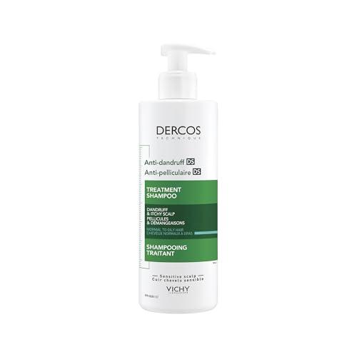 Vichy Dercos Anti-Dandruff Shampoo with Salicylic Acid & Selenium Sulfide. Dandruff Shampoo for Oily, Greasy or Dry Hair, Shampoo for Men or Women. Results in Clean Scalp, 390mL