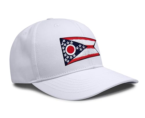 Image of International Tie State Hat for Men and Women, Adjustable Snapback Trucker Baseball Cap with Embroidered Patch