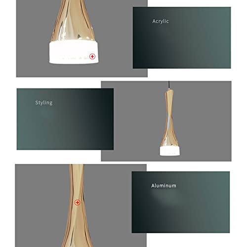 Lámpara candelabro LED de aluminio minimalista 2