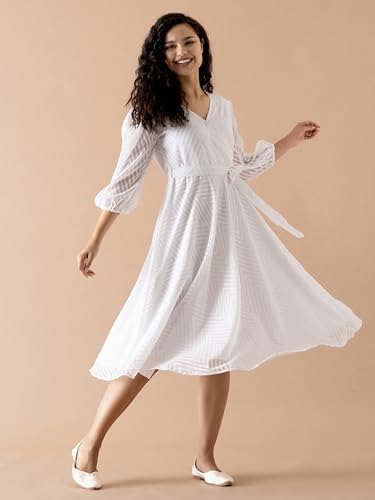 Image of AASK Women Fancy Plain & Solid Designer Dress for Women