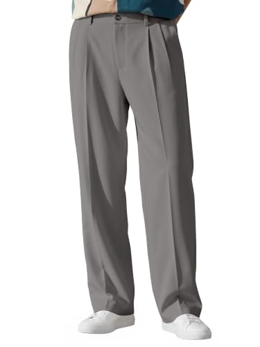 Image of FTX Men's Korean Style Casual Trouser | Premium Lycra Stretch Fabric | Smart Regular Fit | 2 Side Pockets | Comfortable Stretchable Everyday Wear Pants