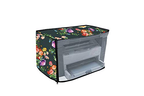 Image of Printer Cover for HP 1005 Printer with Zipper for Dust Protection (Dark Green printed)