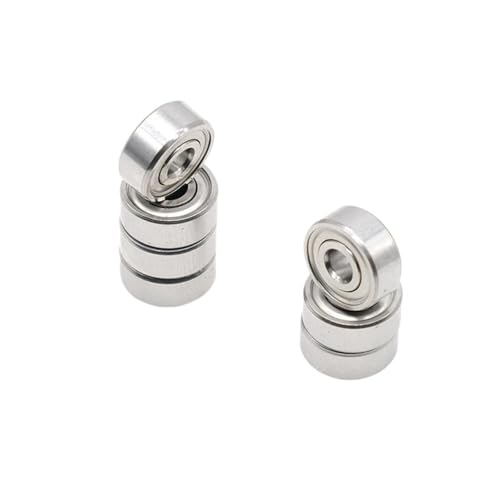 Roulements à billes R2ZZ en acier chromé de haute précision, dimensions 3,175 mm