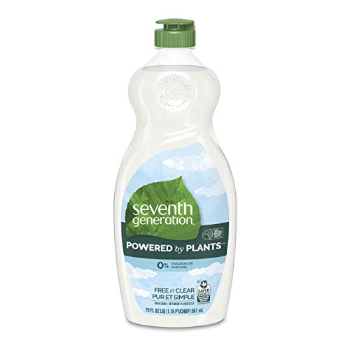Seventh Generation Dish Liquid Soap Free & Clear liquid soap Pack of 6 Dishwashing Soap Dish Soap...