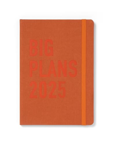 Letts Of London Agenda 2025 Big Plans, Formato A5, Visualizzazione Settimanale, Color Ruggine