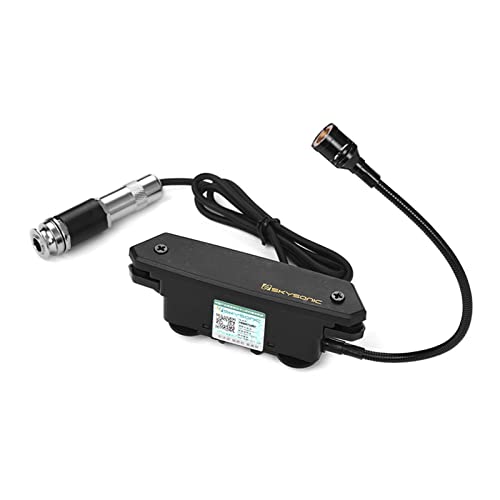Tempaky T-902 Guitarra acústica Pastilla Activa para Boca Magnética + Sistemas de Pastilla Dual...