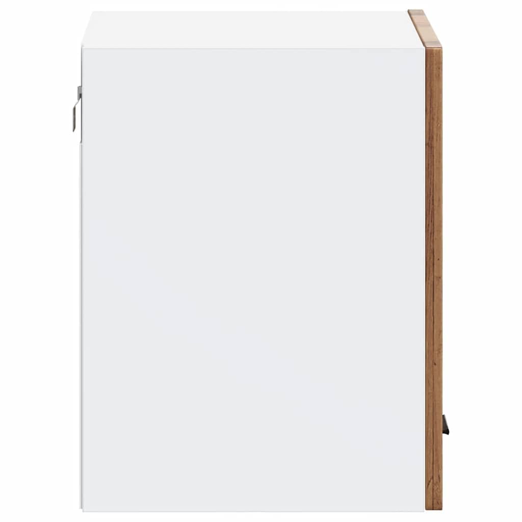 Küchen-Hängeschrank Porto Altholz-Optik Holzwerkstoff 60x31x40 cm mit viel Stauraum und Tür, Robustes Material, ideal für Küche, Esszimmer, Vorratsschrank und Organizer