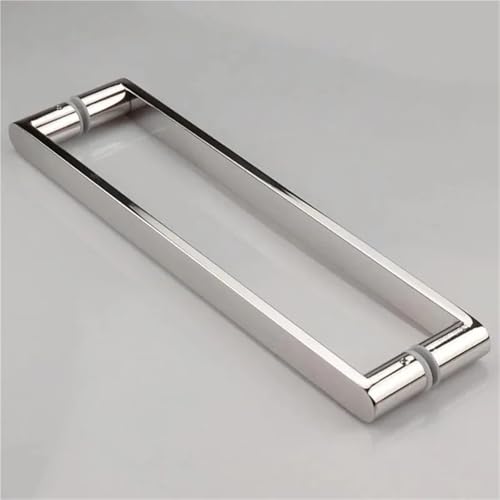 Poignée de porte en verre carrée R-84613 anti-corrosion en acier inoxydable 304 Or Rose
