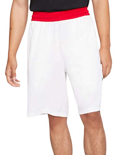 Nike Hbr Men's Basketball Shorts (Medium, White/Black) #TOP1