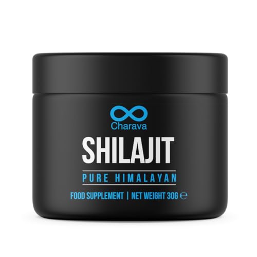Charava Shilajit Resin 30g, Original Himalayan Shilajit - Premium Grade 100% Pure, Rich in Fulvic & Humic Acid, Minerals, Immune System & Vitality Booster, Vegan, Leading UK Brand