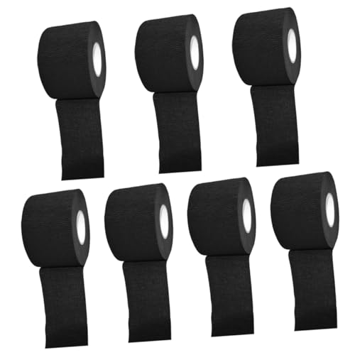 DRESSOOS 7個使い捨てバーバーネックバンド 伸縮性ペーパーストリップ 肌に