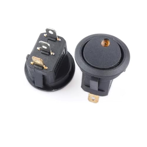 Interrupteur marche arrêt 20 mm pour rénovation de lampe et robot