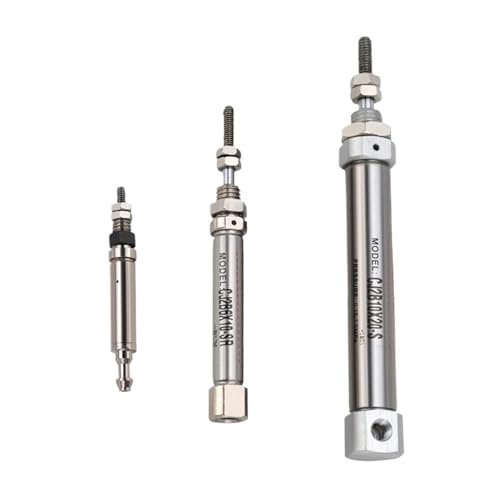 Mini cilindro de aguja de simple efecto y acero inoxidable industrial CJ2B6