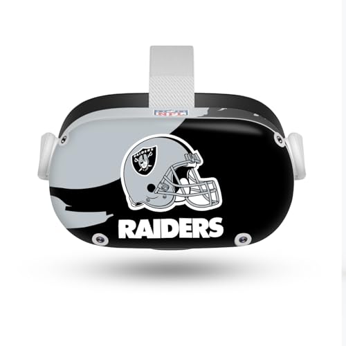 Autocollant NFL Las Vegas Raiders pour Meta Quest 2 Soirée Gaming VR
