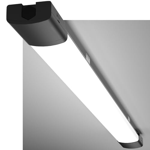 Modlicht LED Feuchtraumleuchte 90CM mit 30W 5000k Kaltlweiß 3350Lumen, Ultraslim Deckenleuchte Feuchtraum Flach Wasserfest IP65 Wannenleuchte...