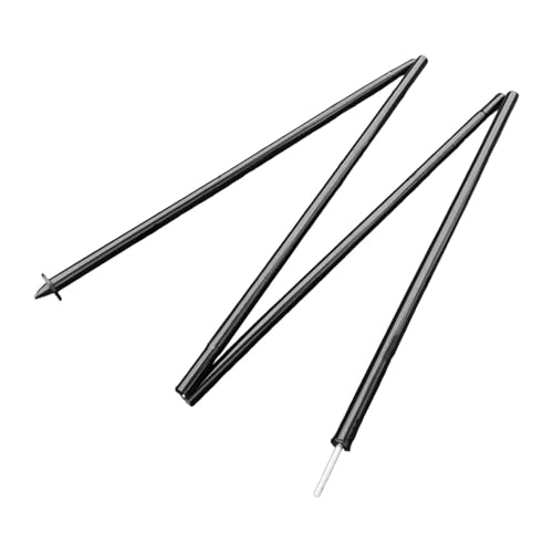 kowaku Tarp Pole 78.74inch Replacement Sturdy Portable Folding Iron Multifunction Adjustable Canopy Support Rod Tent Rod for Outdoor