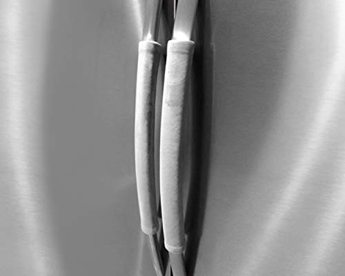 SCSpecial 15.7 Inches Refrigerator Handle Covers 1 Pair Dishwasher Oven Fridge Decoration Kitchen Accessories Keep Your Appliance Clean from Smudges, Fingerprint, Moisture, Food Gunk - Gray