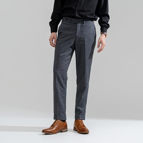 Jousen Men's Dress Shoes Leather Classic Formal Mens Oxfords Retro Derby Oxford4