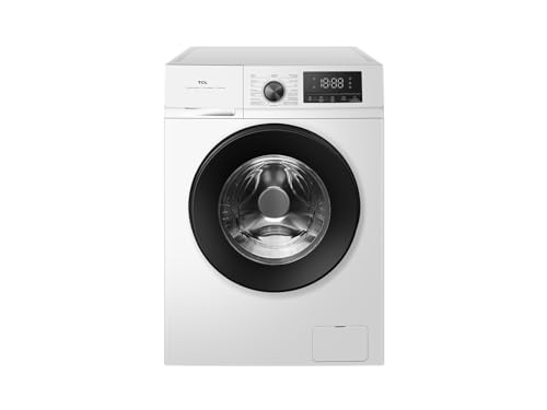 8kg Lavadora Carga Frontal Bajo Consumo, 1400rpm, Motor BLDC, 16 Prog. Vapor y Antibacterias, Bloqueo Infantil