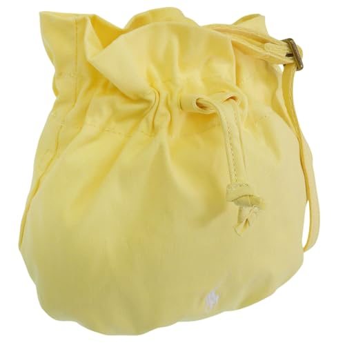 [ラルフローレン] バッグ レディース ショルダーバッグ コットン イエロー 4AR165Y7W RALPH LAUREN [並行輸入品]