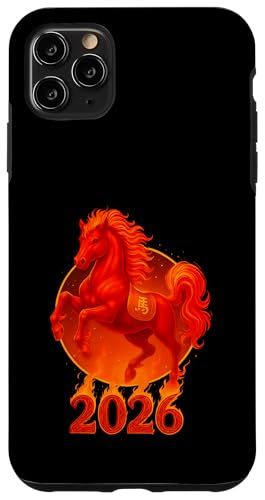 2026 Year of the Fire Horse Chinese New Year Lunar Zodiac X}zP[X iPhone 11 Pro Max p